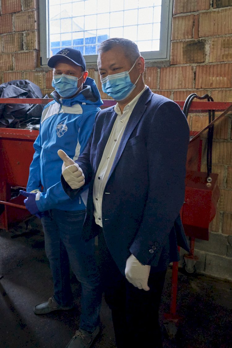Donacija začitnih mask za člane PSS s strani Združenja Kitajcev iz Slovenije
